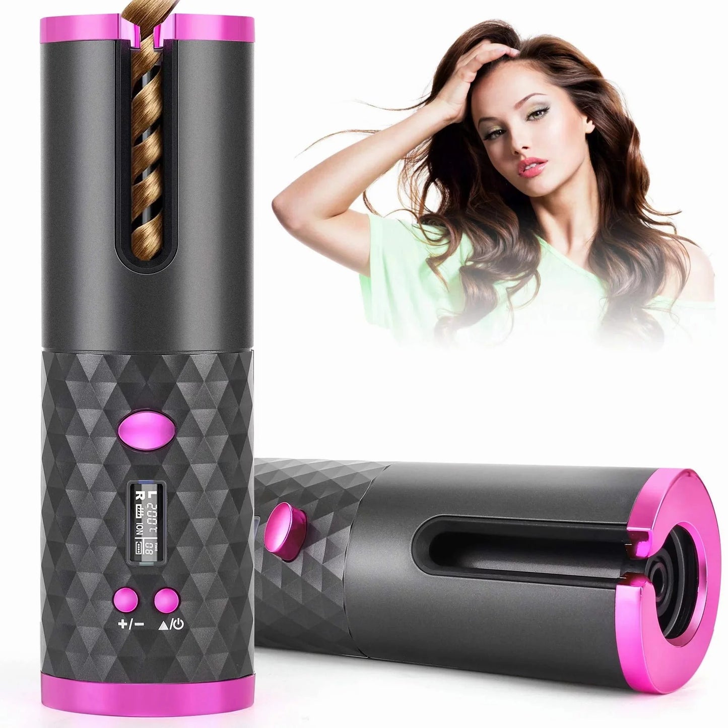 Boucleur Automatique Sans Fil – Boucles Parfaites en 5 Minutes